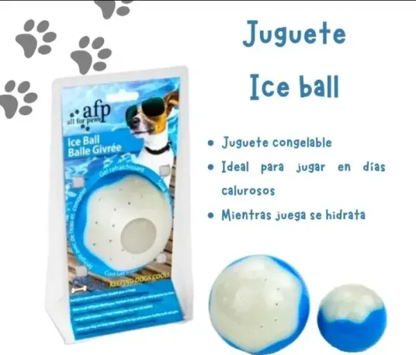 JUGUETE CONGELABLE PARA MASCOTAS ¨ICE BALL¨