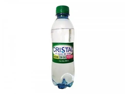 CRISTAL AGUA C GAS X250ML