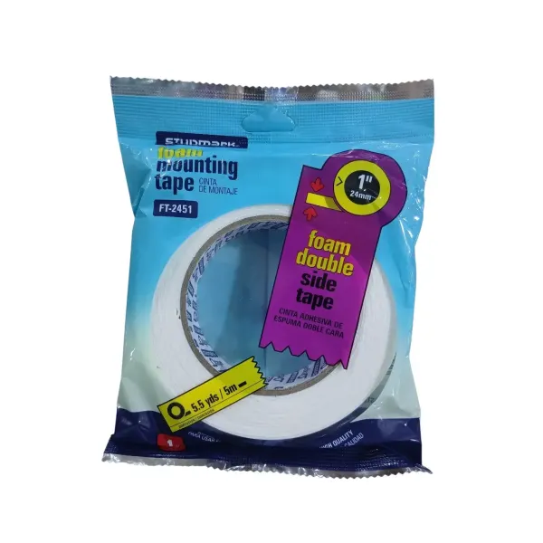 Cinta doble cara de espuma 24mm X 5mts Studmark®