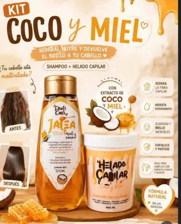 Jalea coco y miel