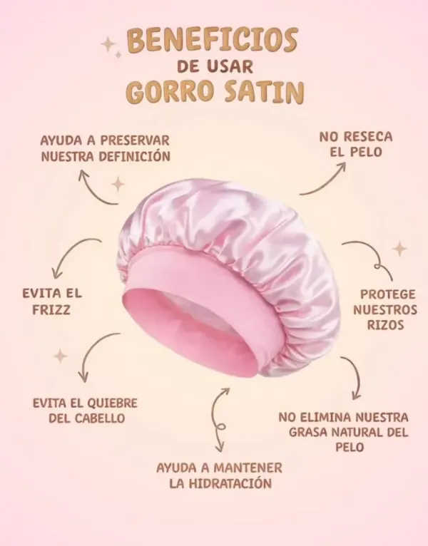 Gorro de satin