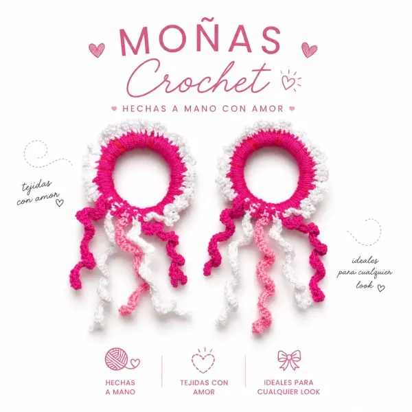 Moñitas crochet