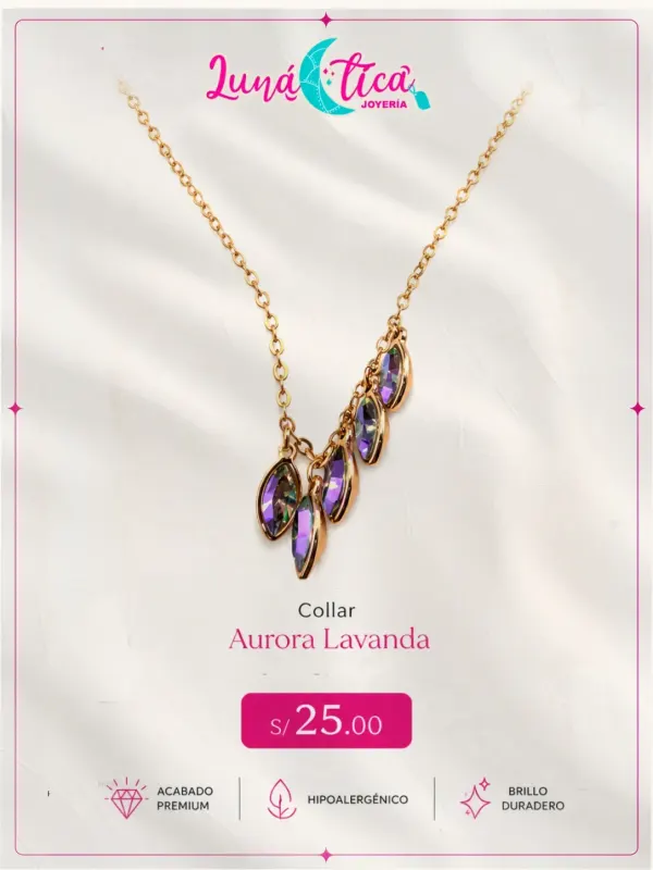 PULSERA AURORA LAVANDA