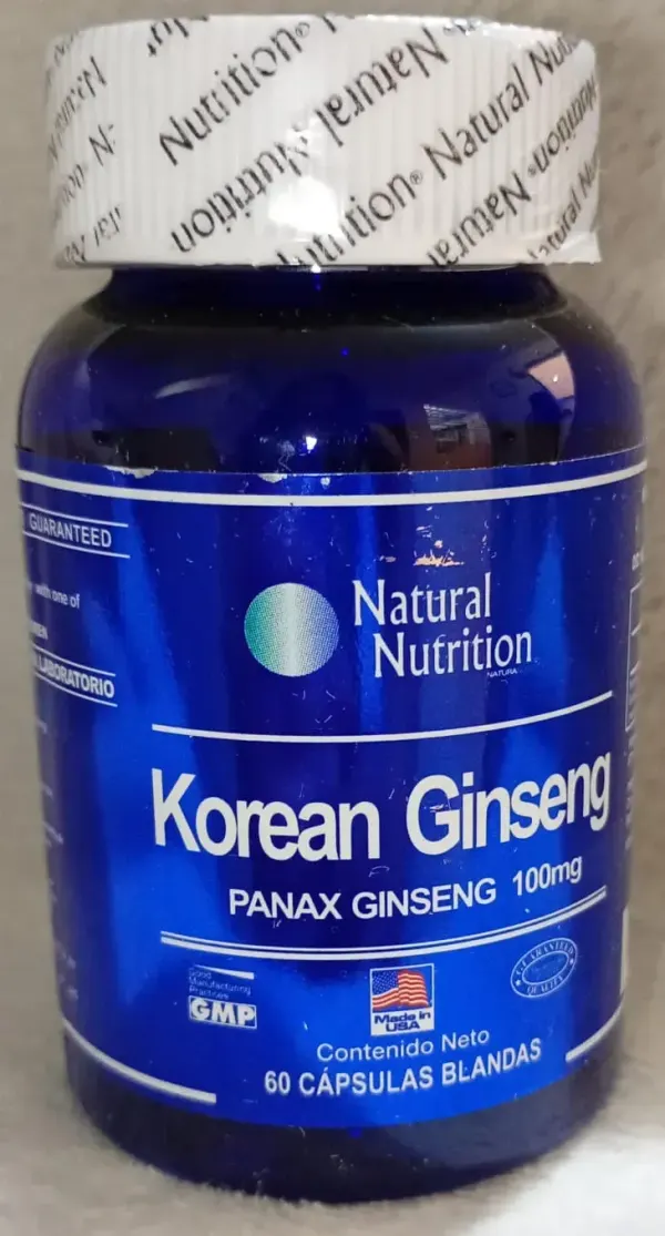 KOREAN GINSENG 100 MG * 60 CAPSULAS