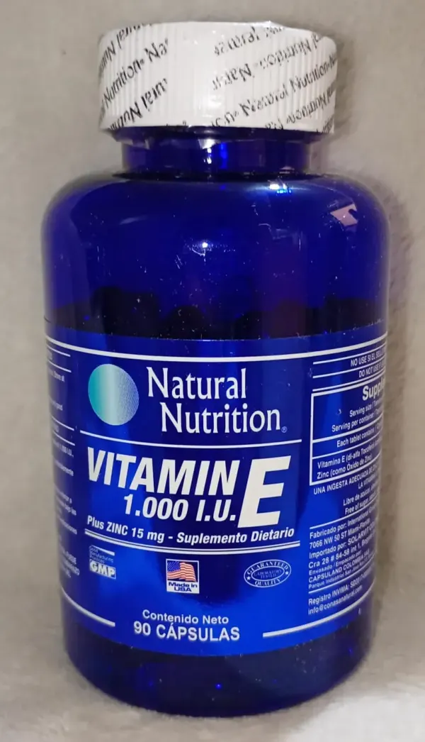 VITAMINA E 1000 IU * 90 CAPSULAS