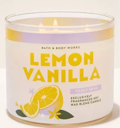LEMON VANILLA VELAS 3 MECHAS