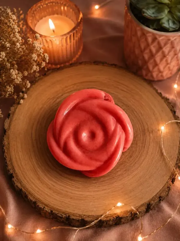 Rosa Artesanal – Vela Decorativa