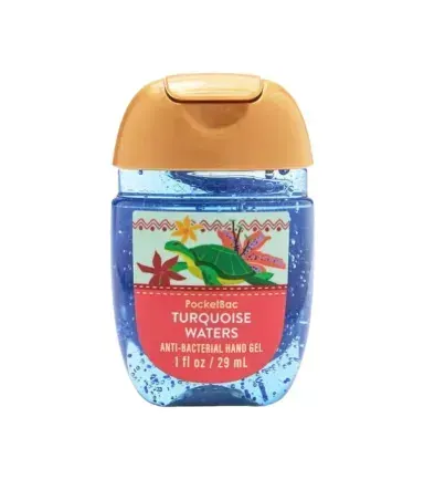 Turquoise waters alcohol gel