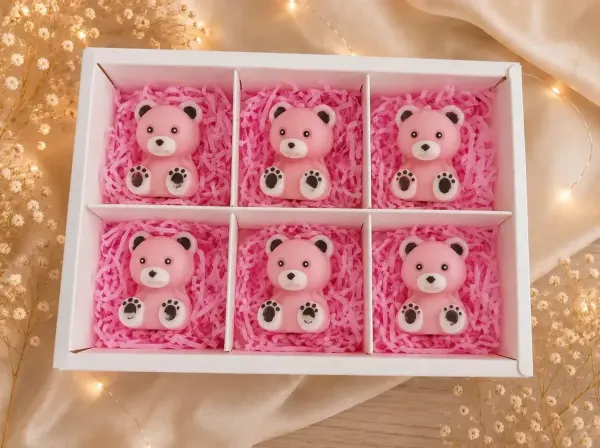 Caja Premium de 6 Ositos – Velas Artesanales