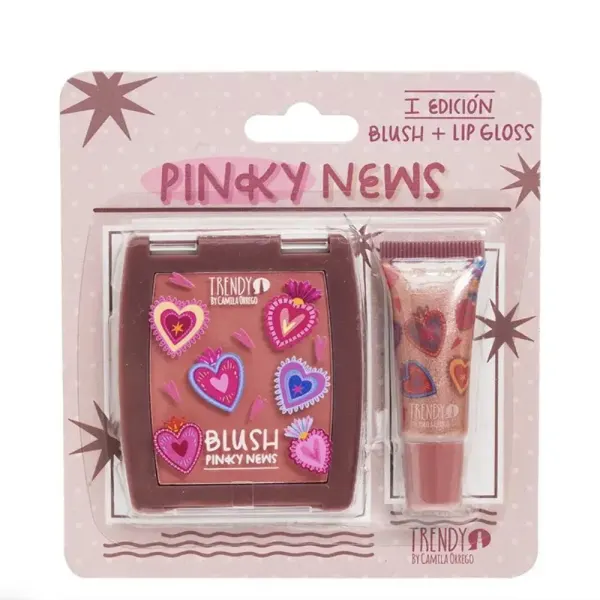 Kit Pinky news rubor + Glos trendy