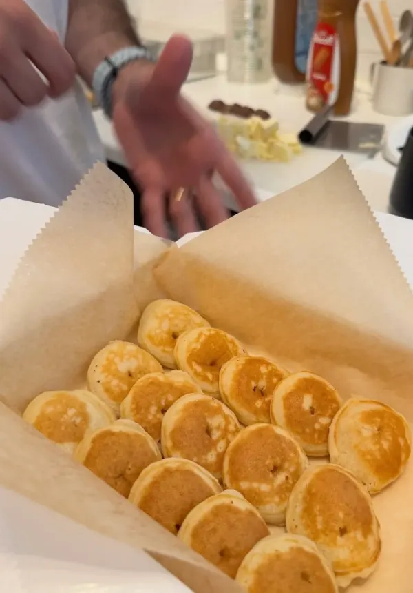 Cajita de 15 Mini Pancakes