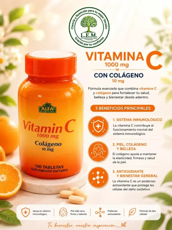 VITAMINA C + COLAGENO