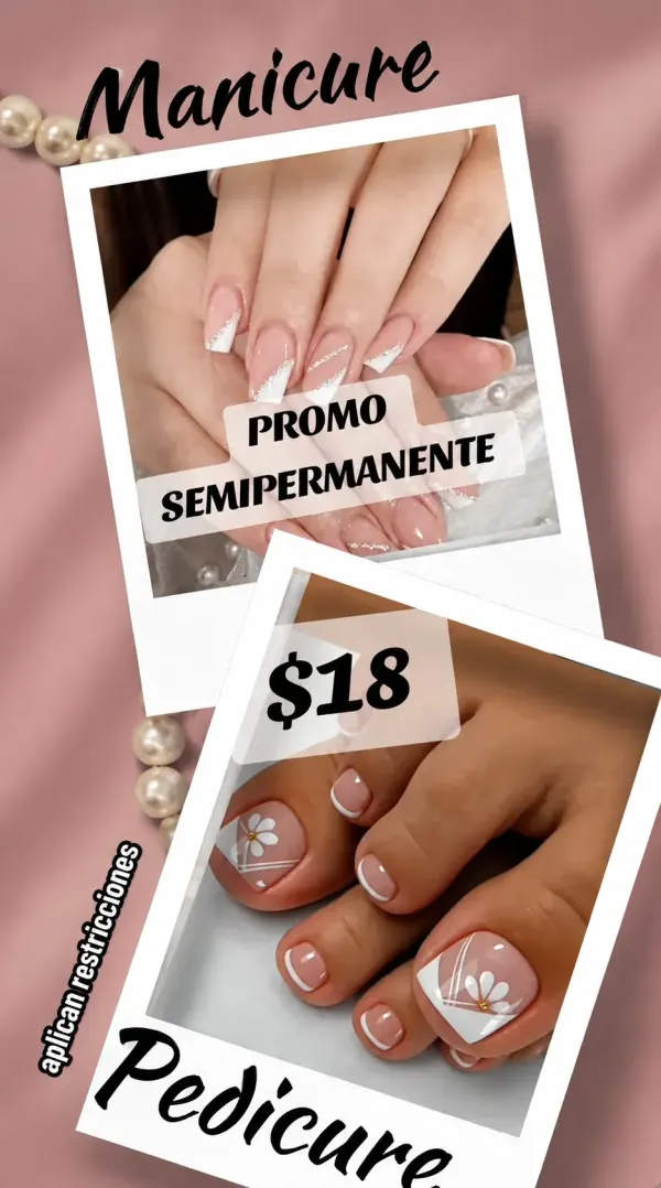 Manicure y Pedicure semipermanente