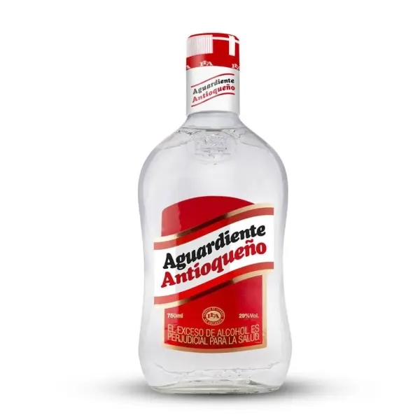Botella antioqueño rojo 750ml
