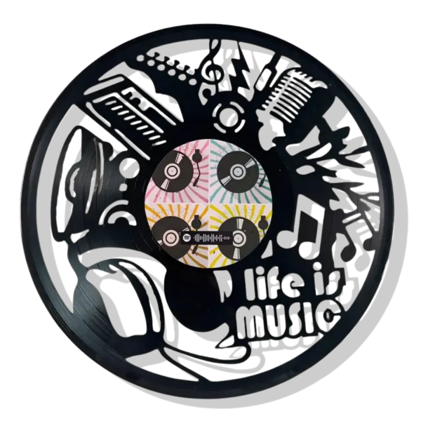 Disco Decorativo Life is Music