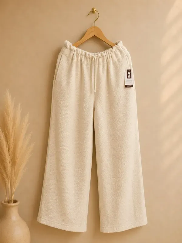 Pantalon palazzo crudo