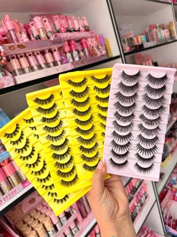 Pestañas set x10 tablon
