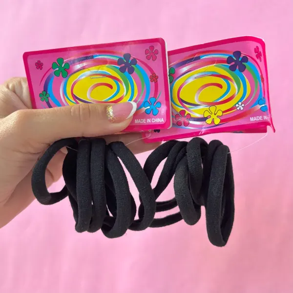 Colero carton x6 negro