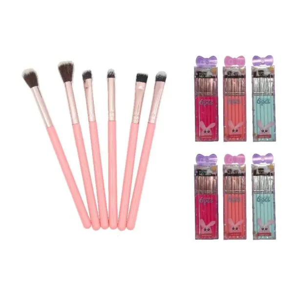 Kit x6 brochas para ojos  Sweet Beauty