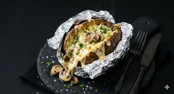 PAPA DE CHAMPIÑONES