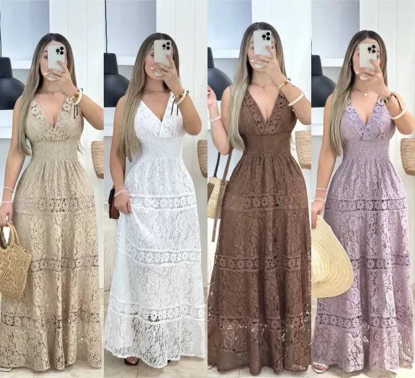 Vestido de encaje