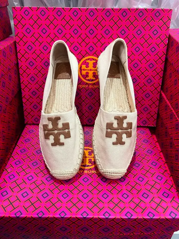 Tory Burch espadriles crema