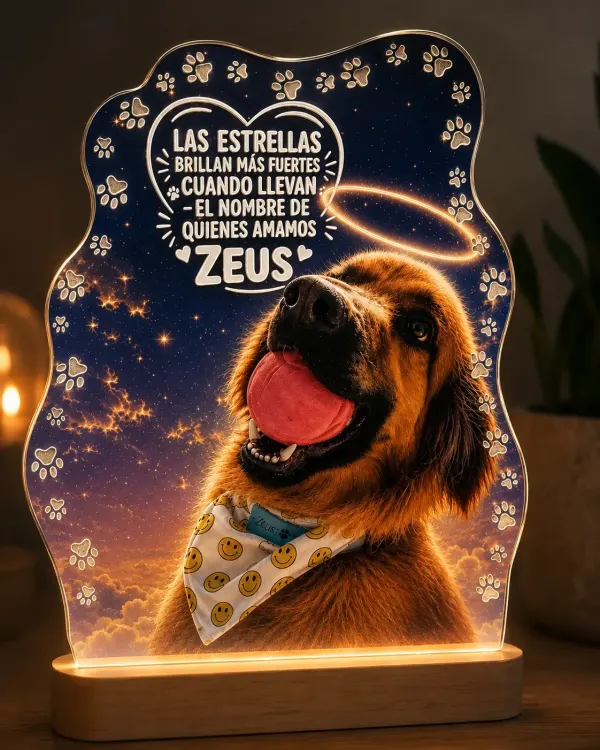 lampara personalizada mascotas