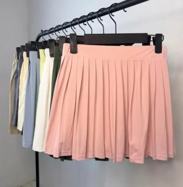 falda short plisada para deporte