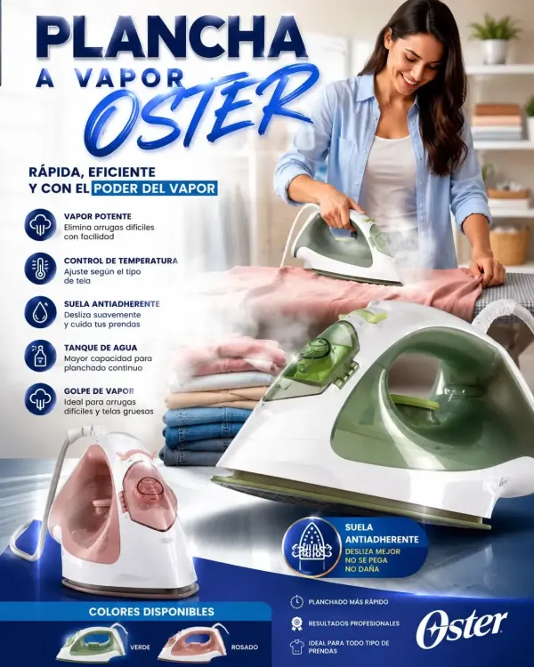 PLANCHA VAPOR OSTER