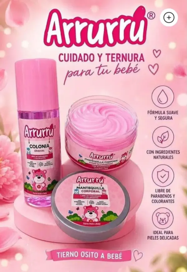 Colonia & mantequilla Arruru x 250ml