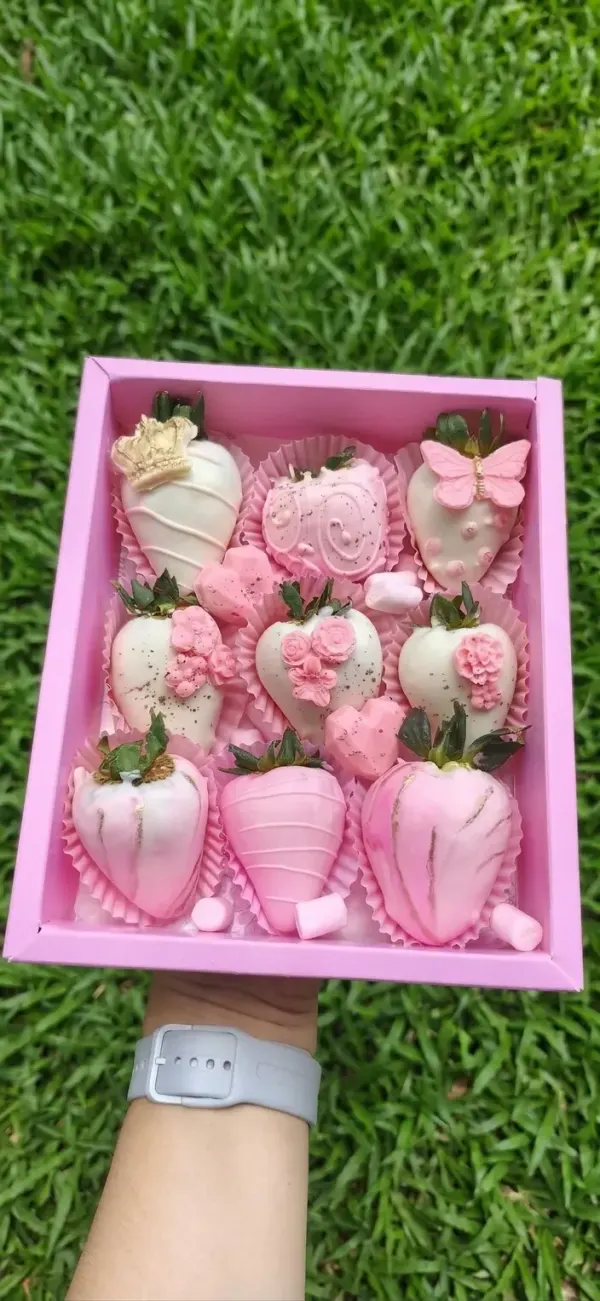Cajita de Fresas x9