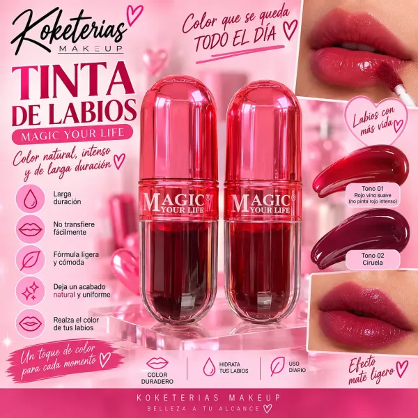 Tinta de labios cápsula