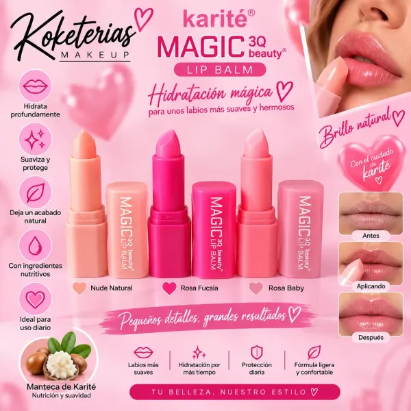 Labial mágico en barra karite