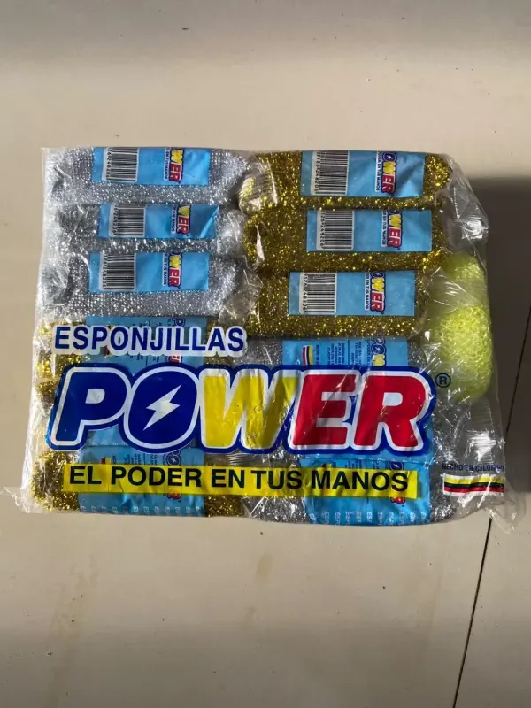 ESPONJA ORO PLATA