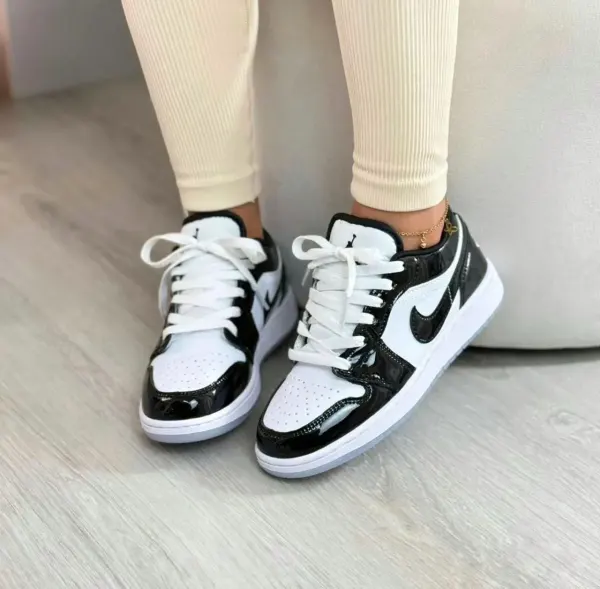 Tenis Nike Paris Charol Blanco Negro