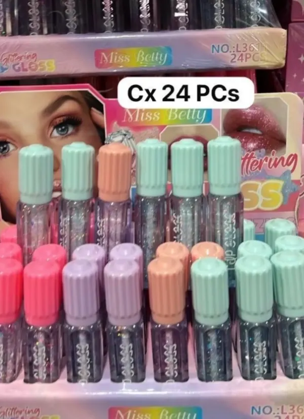 Gloss con brillo Barbie box con 24 piezas