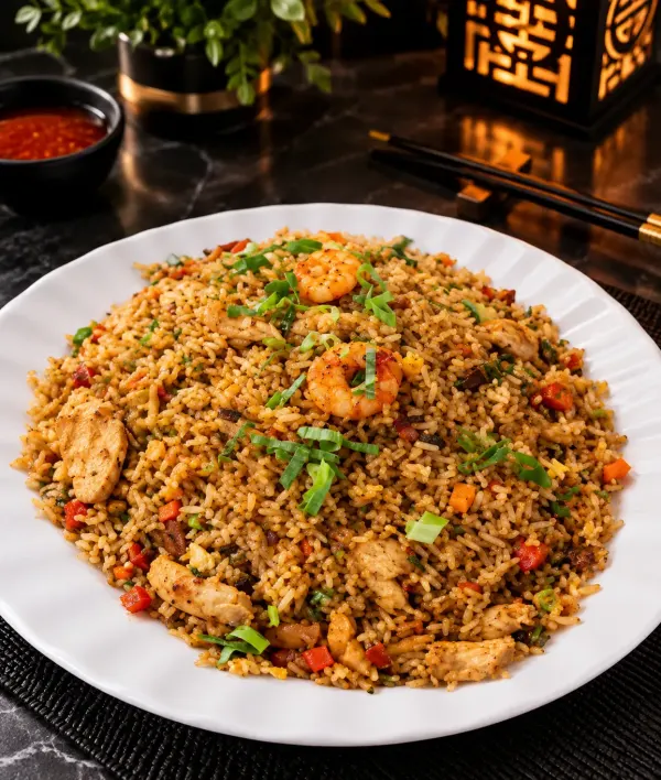 Arroz chino de pollo