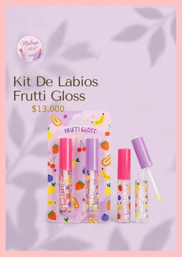 Kit De Labios Frutti Gloss