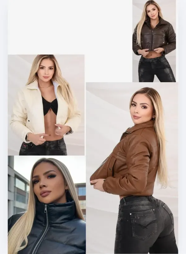Chaqueta cuerina