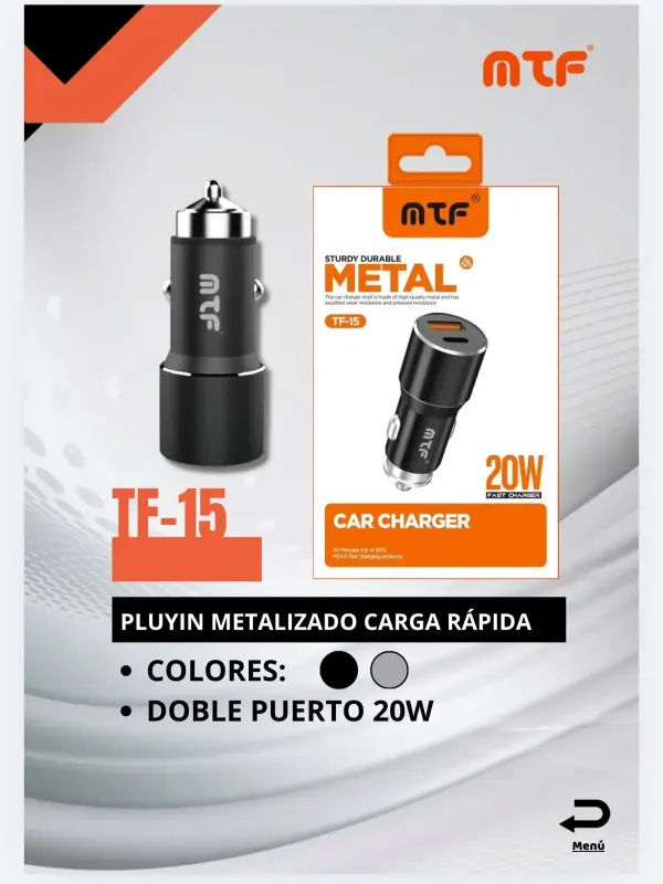PLUYIN PARA CARRO TF-15