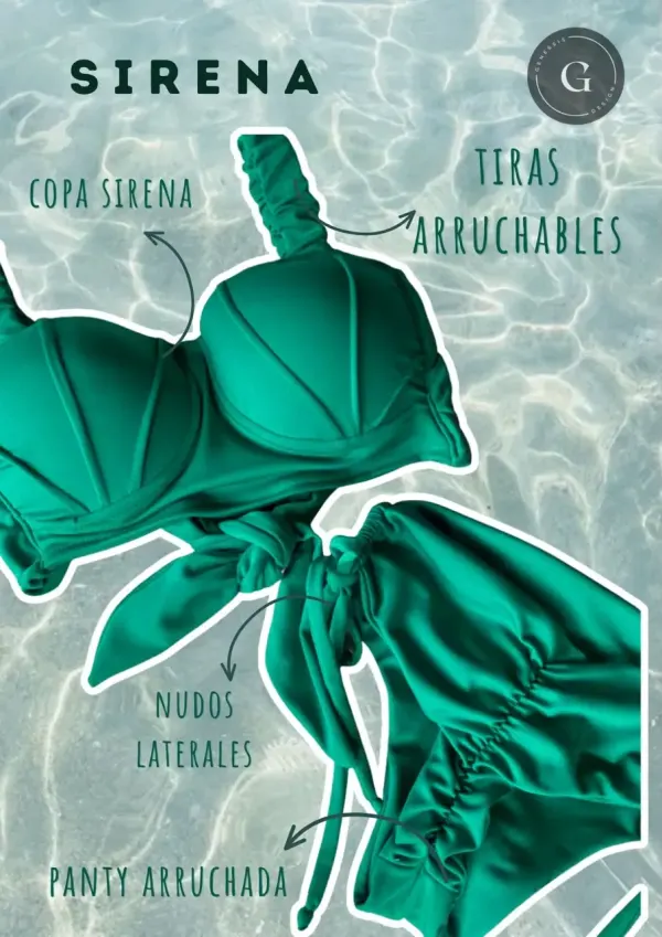 TRAJE DE BAÑO SIRENA