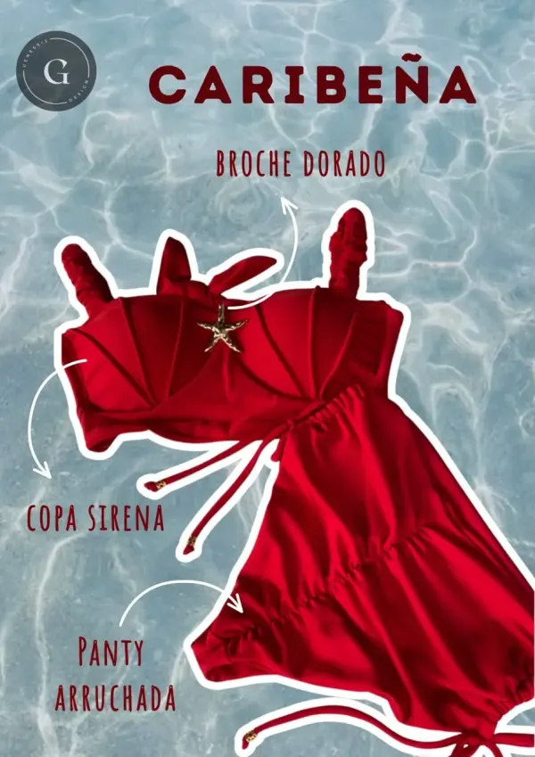 TRAJE DE BAÑO CARIBEÑA