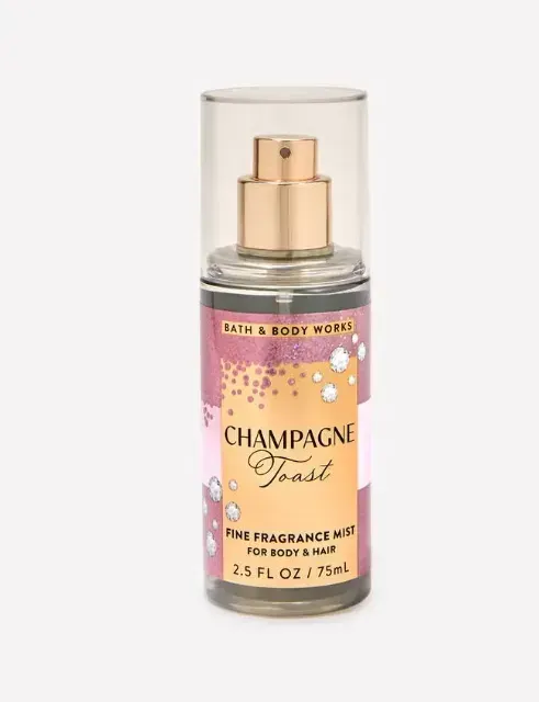 Mini champagne toast