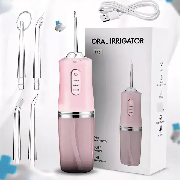Irrigador bucal 4 boquillas - Caja x 100 und