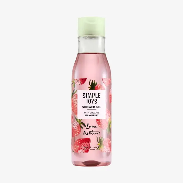 Gel de Ducha con Fresa Orgánica