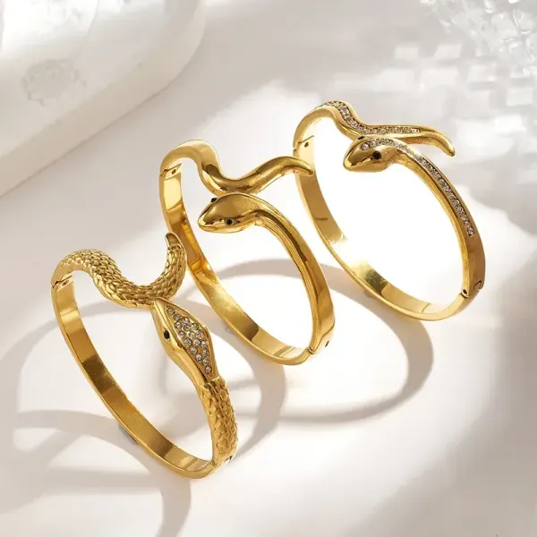 BRAZALETE DE SERPIERTE CON CIRCONIAS
