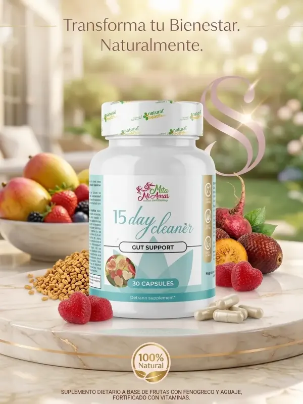 Mita Mi Amar 15 Day Cleaner Gut Support 30 Capsules - 100% Natural