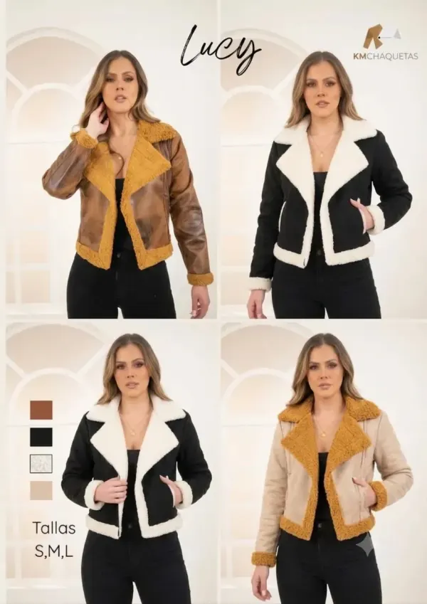 Chaqueta cuerina Gruesa