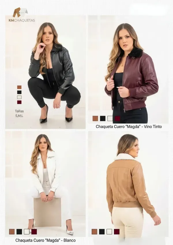 Chaqueta🧩 Cuerina Mag