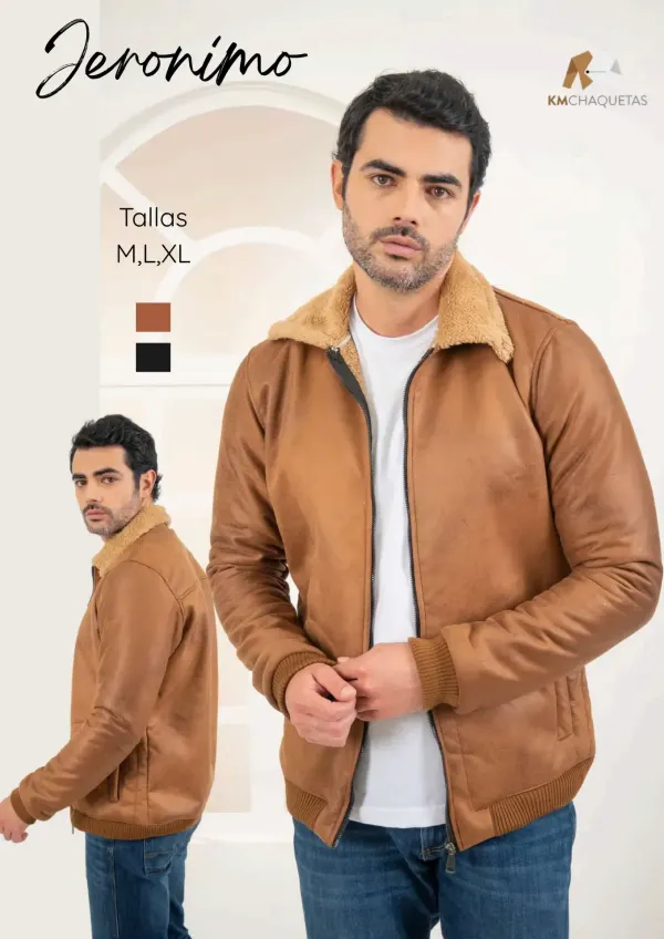 Chaqueta cuerina Jer